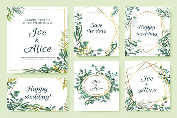 Beautiful Frames for Your Wedding Stationery