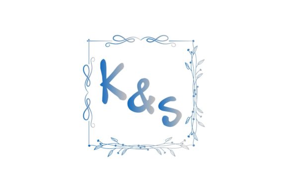 Elegant K & S Monogram Design for Your Wedding Branding
