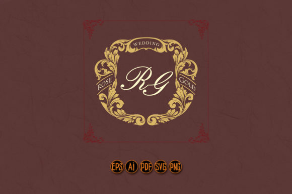 Elegant Vintage Flourish Wedding Emblem: Your SVG Design Guide