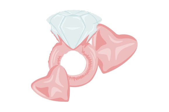 Romantic Design Elements: Balloon Vectors for Wedding Proposals