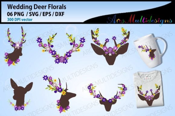 Wedding Deer Floral Set: Crafting a Whimsical Rustic Theme